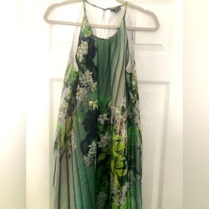 Beautiful sleeveless green dress
